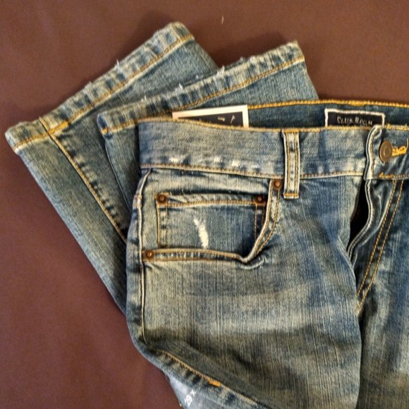 NWT! Men's Club Room Blue Light Wash Slim Fit Stretch Jeans-S 29x32 - Picture 5 of 7